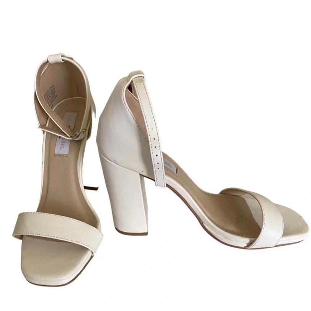 London Rebel Off White Ladies Sandal Size 9 - Picture 6 of 14